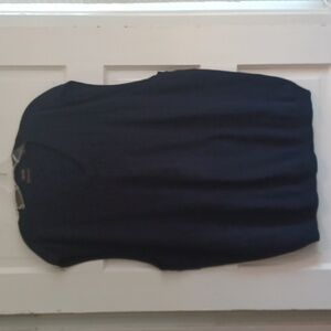 IZOD navy sweater vest mens XL sleeveless knit top‎ layering casual golf office